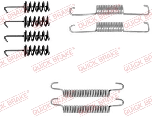 Accessory Kit, parking brake shoes